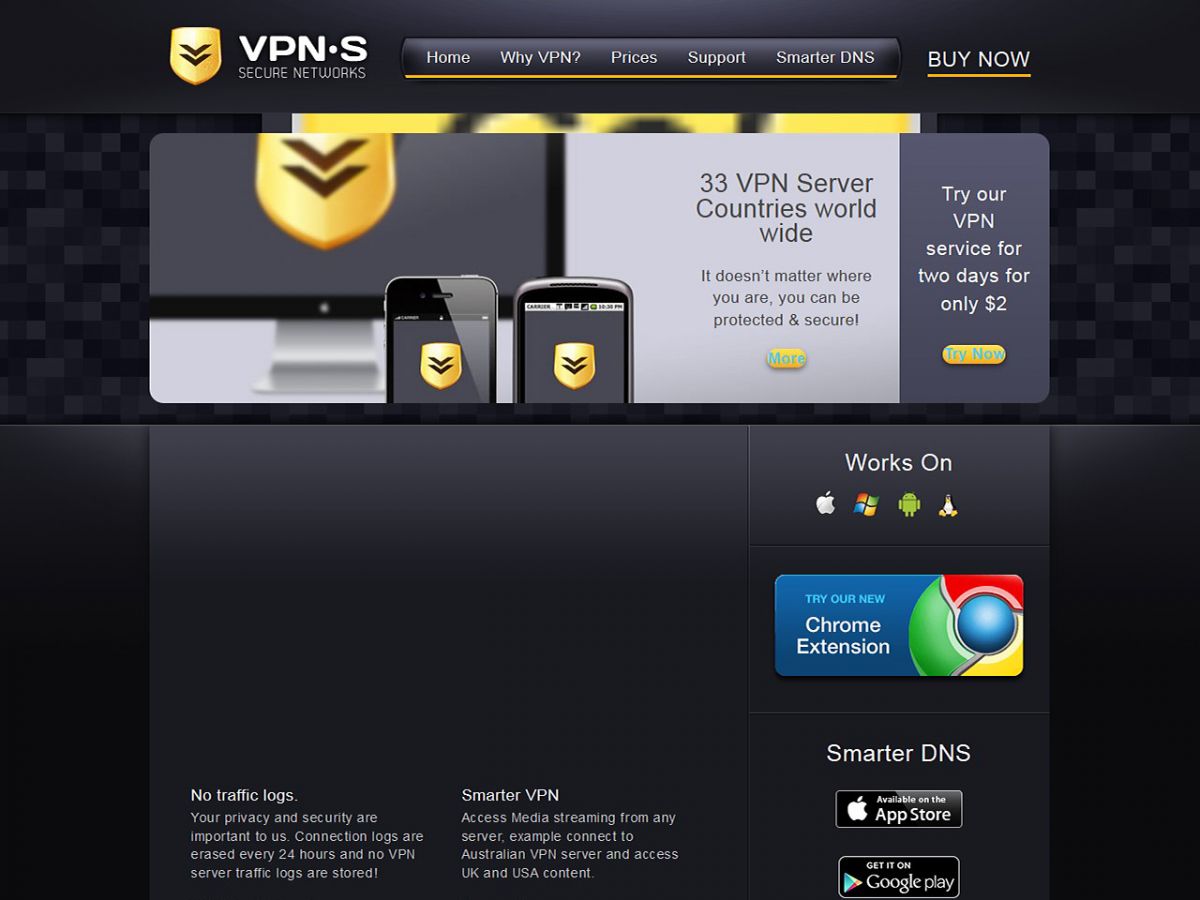 VPNsecure.me Review Screenshot